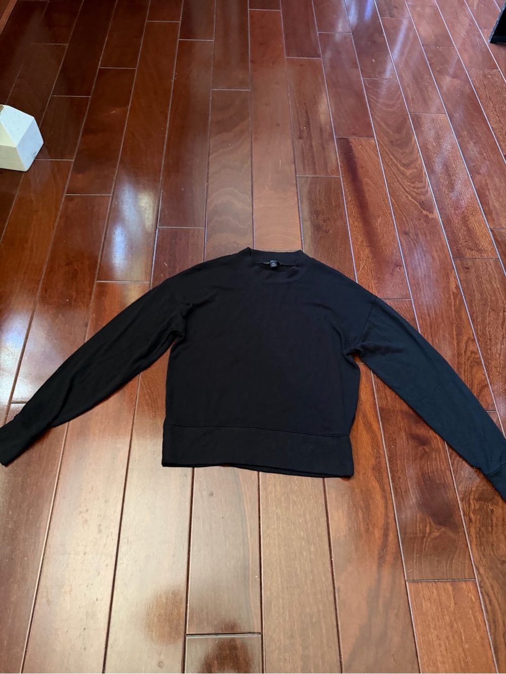J. Crew Men's Black Crewneck Sweater